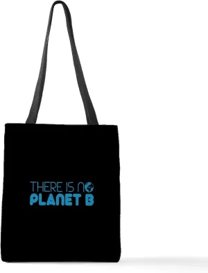 CafePress There Is No Planet B Polyester Tote Bag 16"x16"