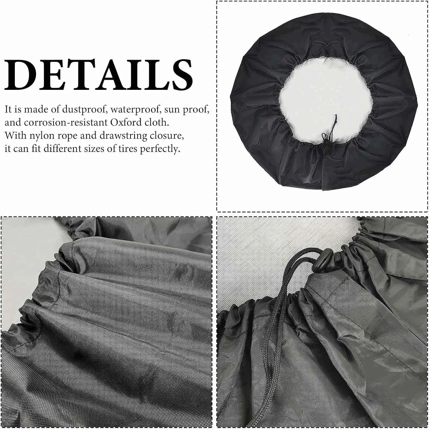 Camping Spare Tire Cover 16inch Vintage Mountain Wheel Tire Covers Waterproof Sun Protection Nature Forest Fit for Trailers SUV Off-Road Vehicle Camper and Trucks