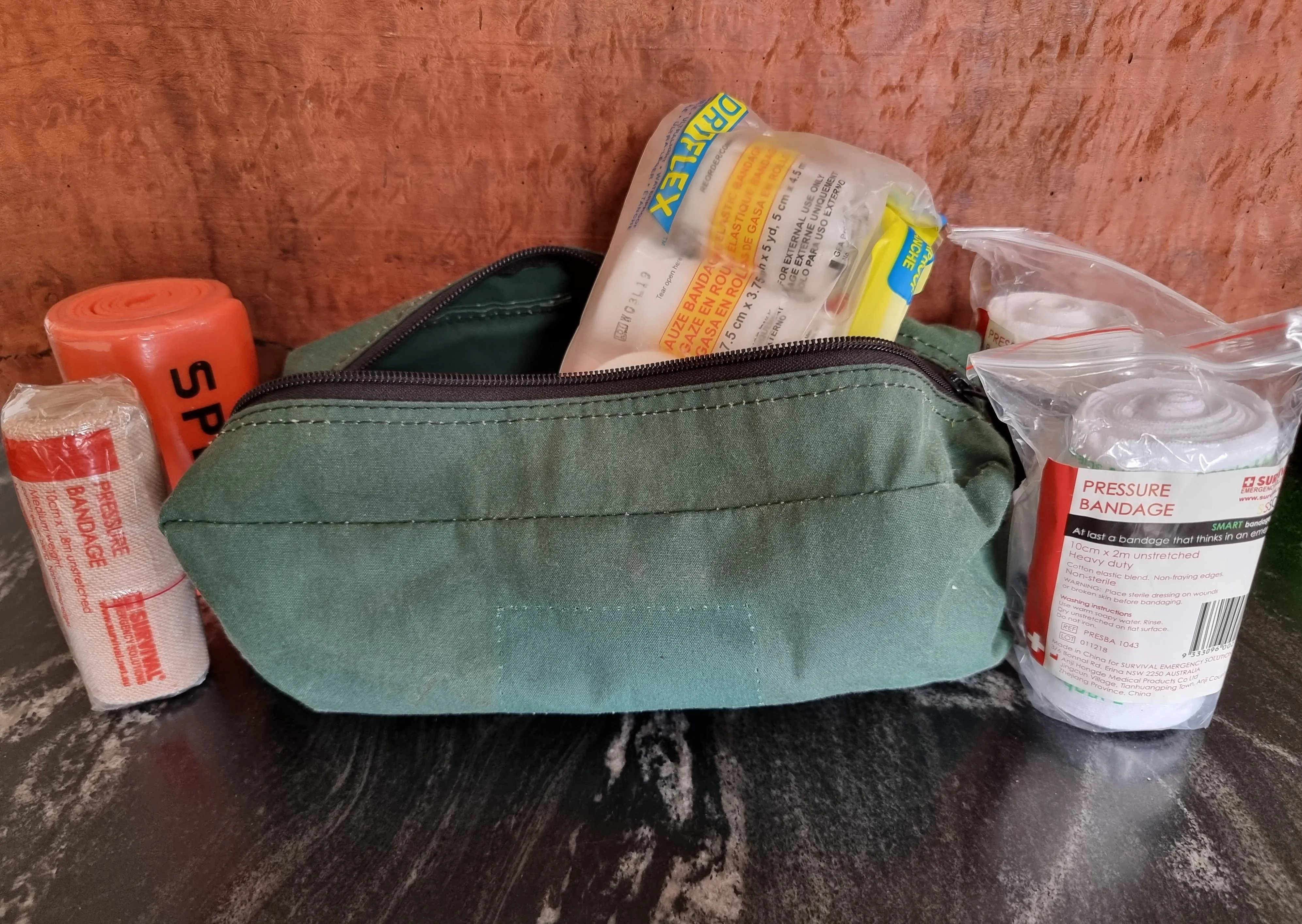 Canvas Belt Pouch - Large