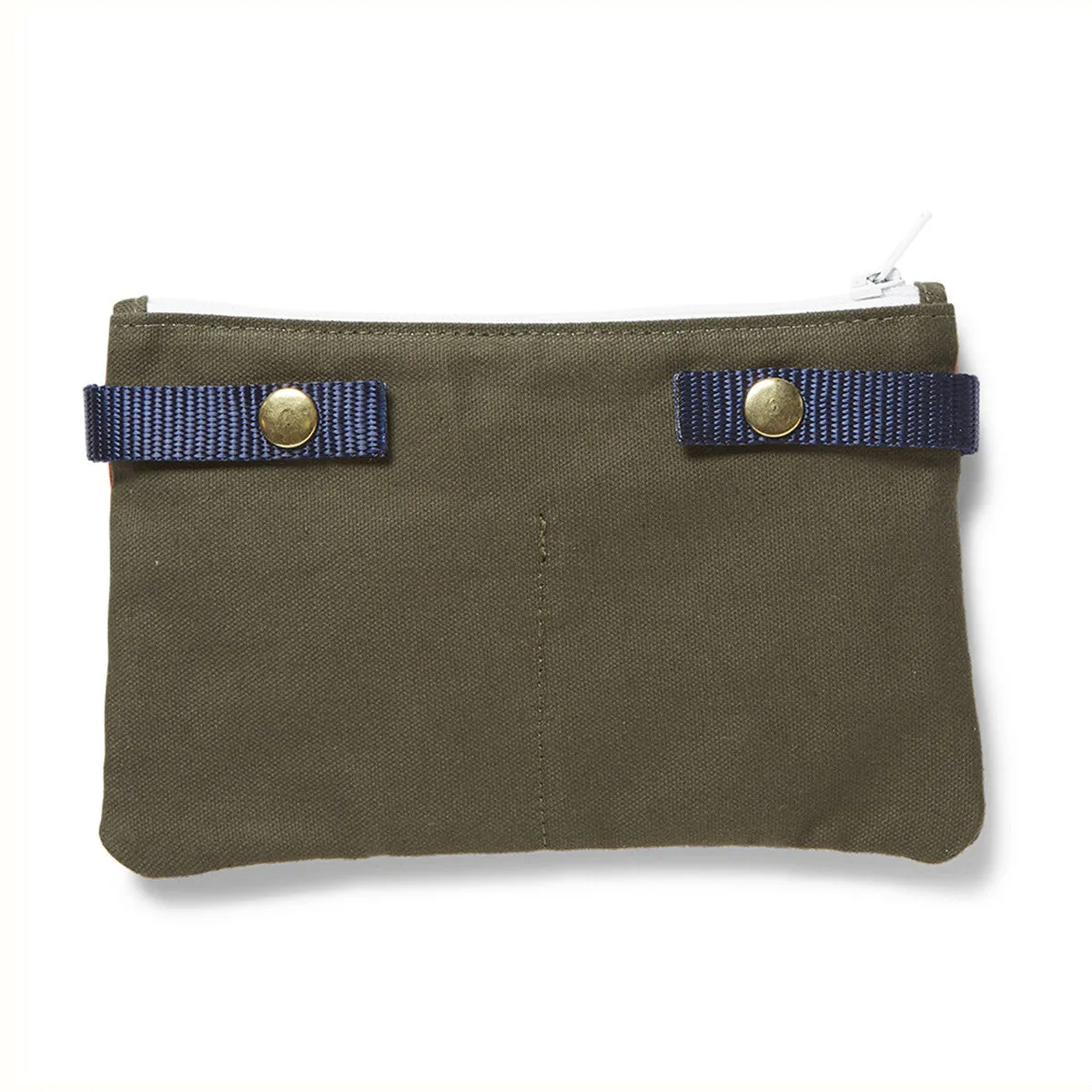 Canvas Pouch Olive - Cross body   Pet Tote Attachment