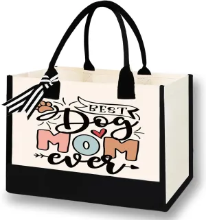 Canvas Tote Bag for Mom Nurse Teacher Boss Lady Dog Mom Christmas Birthday Gifts for Women Lady for Shopping