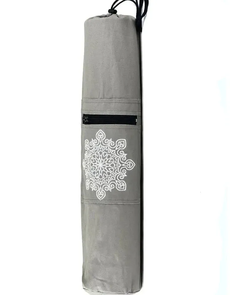 Canvas yoga mat bag