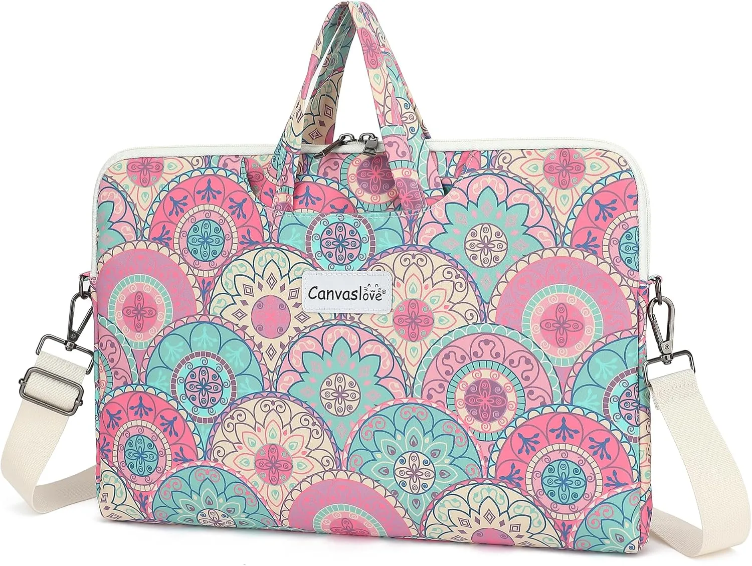 Canvaslove Water Resistant Laptop Shoulder Sleeve Case Bag for MacBook Pro 16 inch and 15.6 inch and 16 inch laptop