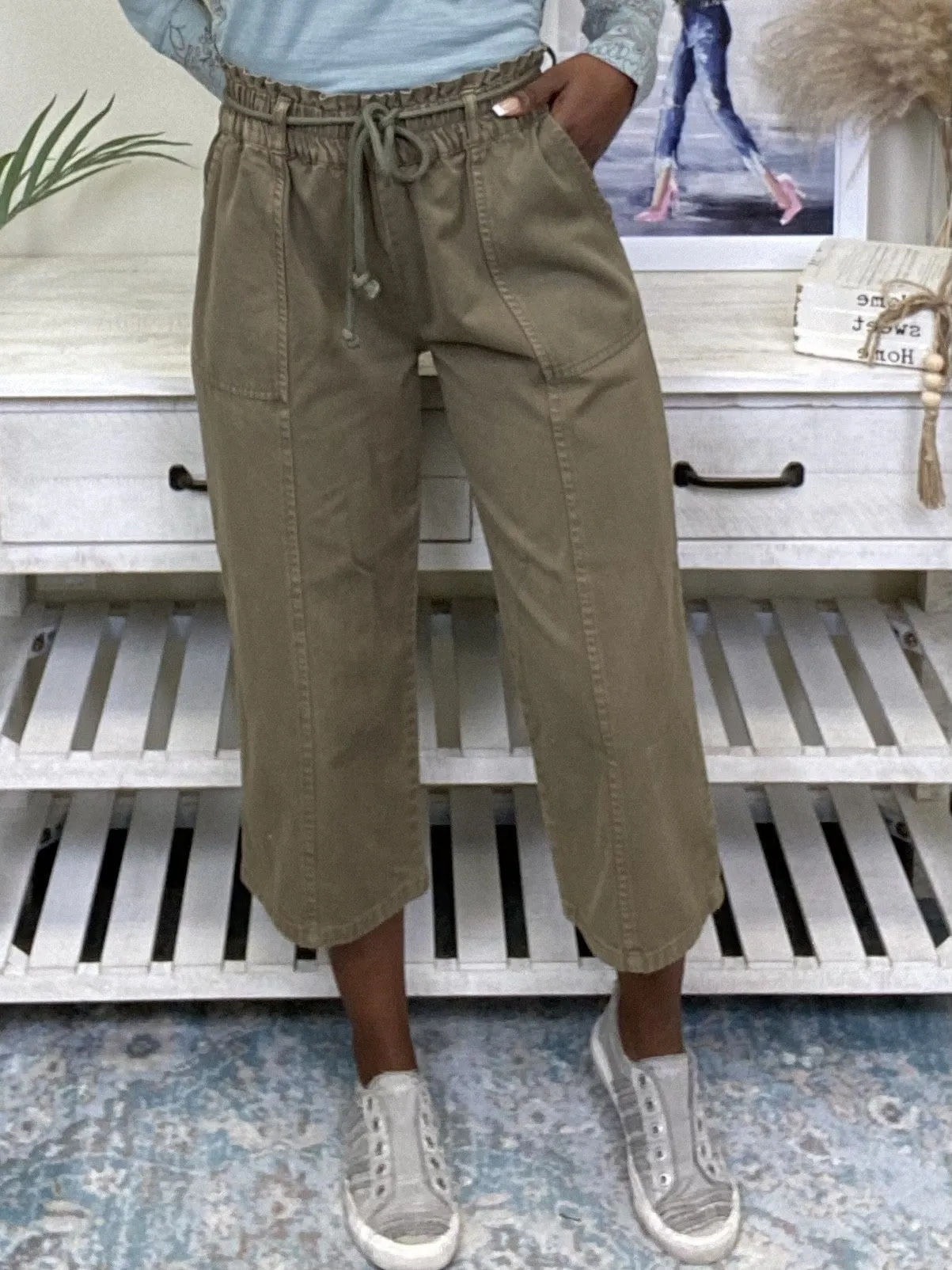 Carefree Women's High Rise Cargo Pants * Final Sale*