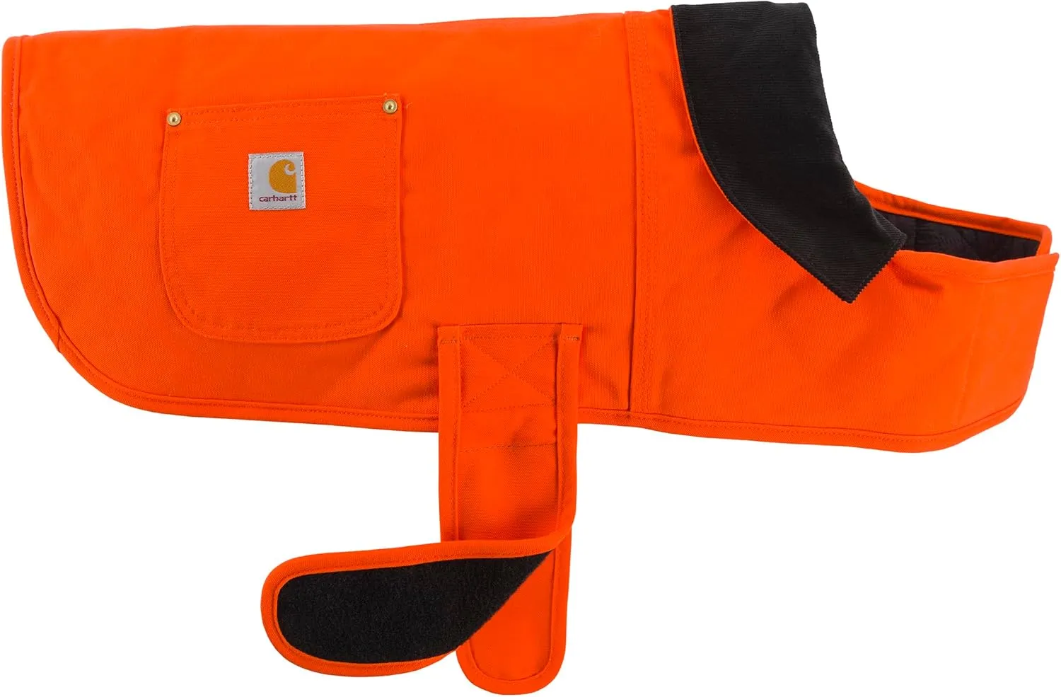 Carhartt Firm Duck Insulated Dog Chore Coat, Durable Weather Resistant Jacket for Cold and Windy Conditions, PFAS Free (Hunter Orange), Large