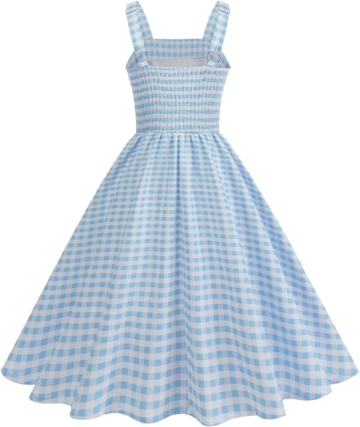 Casual Dresses for Women Cute Plaid Spaghetti Strap Corset Midi Dress Party Low Cut Flowy Pleated Bustier Sundress