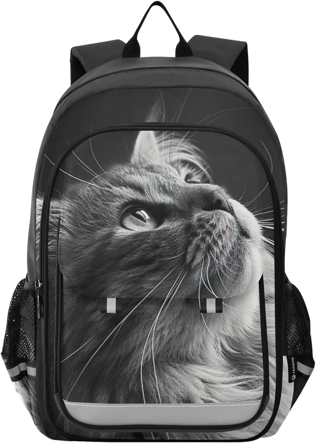 Cat Print Backpack for Boys Middle-School Elementary Bookbags 20325077