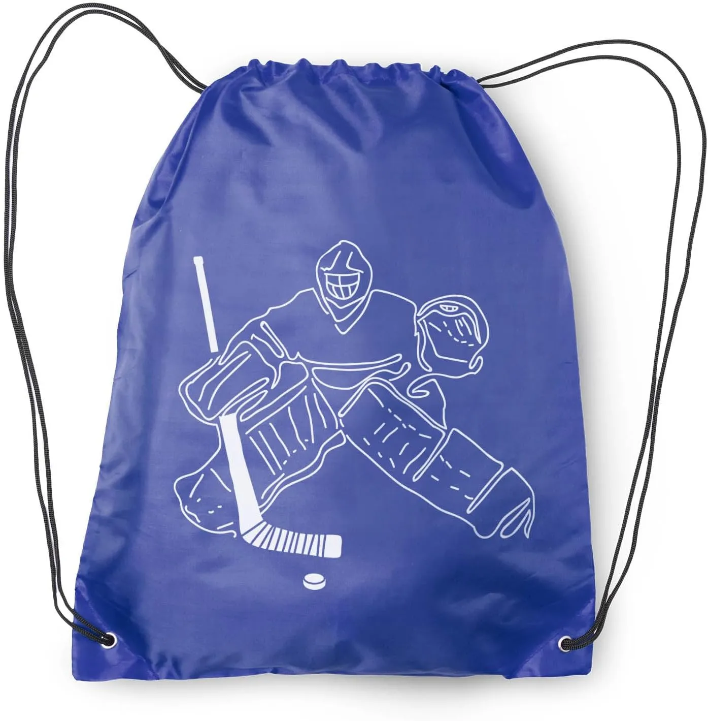 ChalkTalkSPORTS Hockey Sport Pack Cinch Sack | Hockey Goalie Sketch