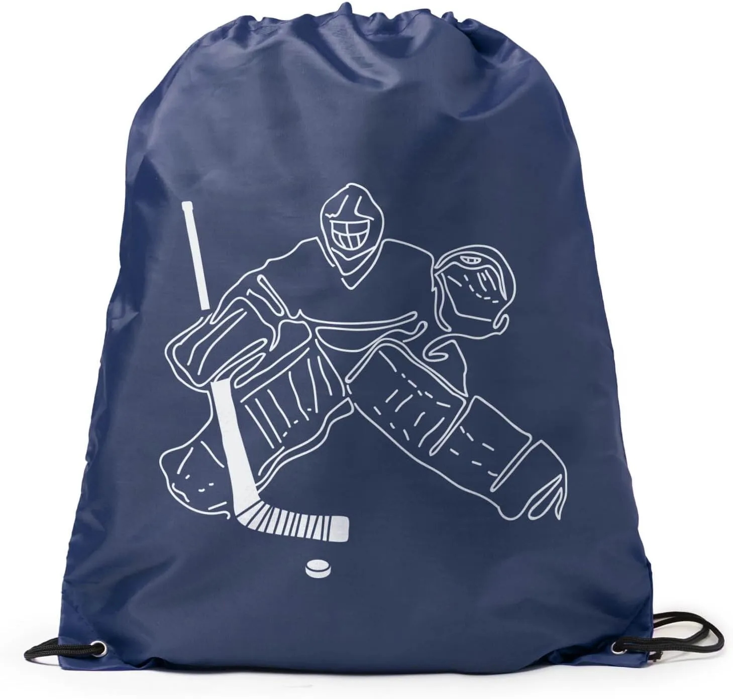 ChalkTalkSPORTS Hockey Sport Pack Cinch Sack | Hockey Goalie Sketch