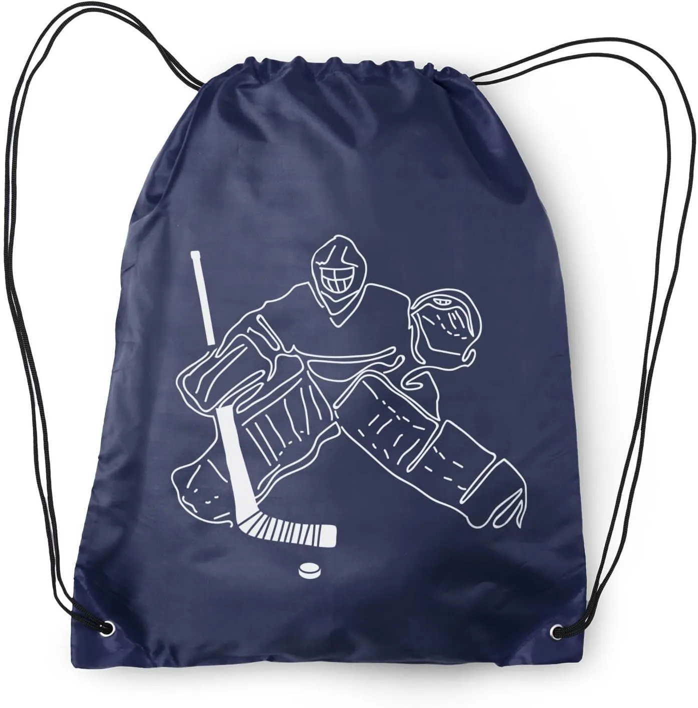ChalkTalkSPORTS Hockey Sport Pack Cinch Sack | Hockey Goalie Sketch