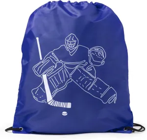 ChalkTalkSPORTS Hockey Sport Pack Cinch Sack | Hockey Goalie Sketch