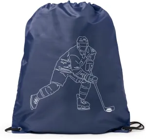 ChalkTalkSPORTS Hockey Sport Pack Cinch Sack | Hockey Player Sketch