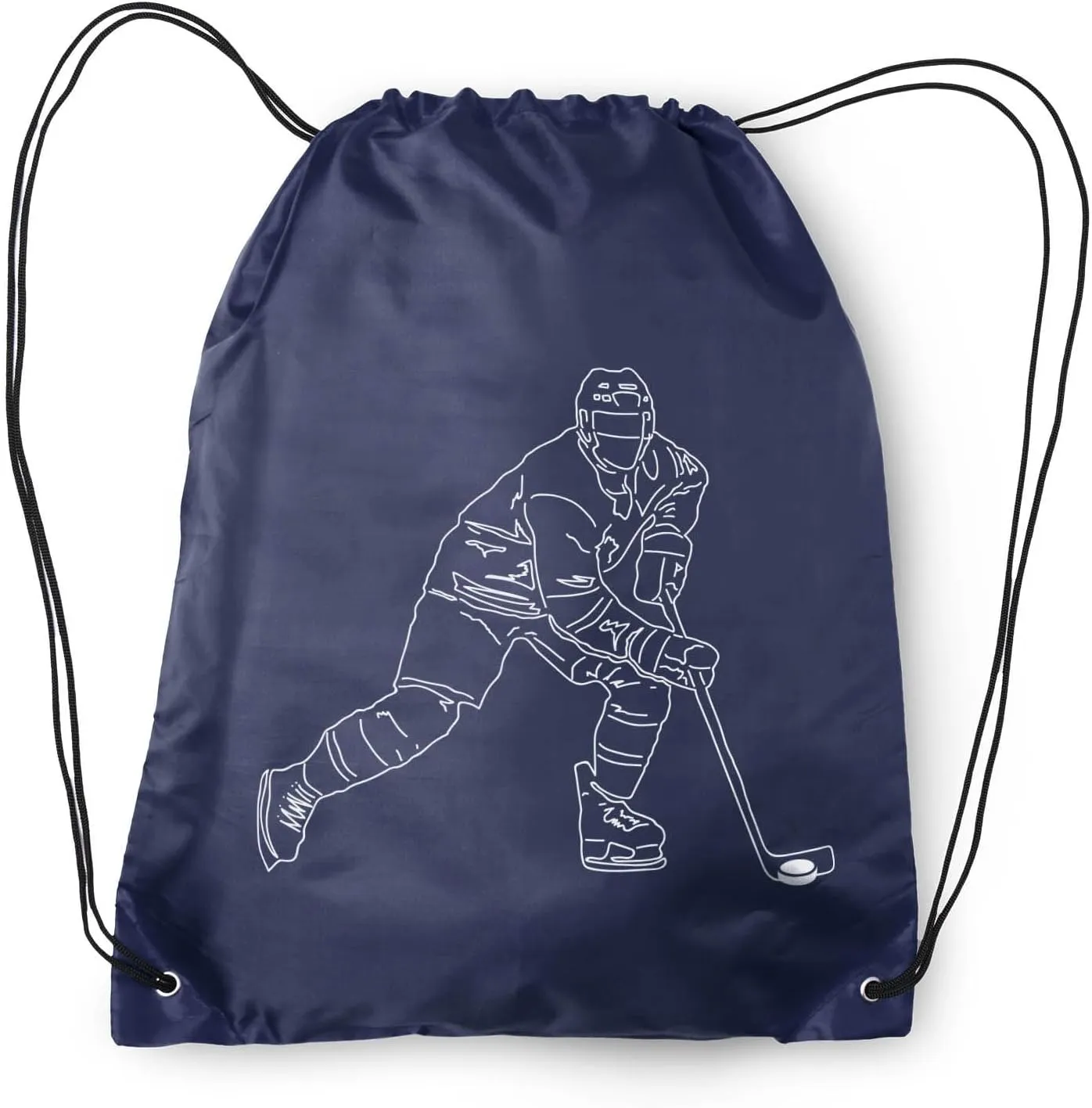 ChalkTalkSPORTS Hockey Sport Pack Cinch Sack | Hockey Player Sketch