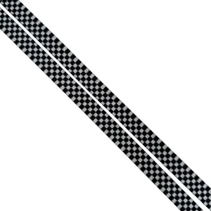Checkerboard 1/2" Printed Seatbelt Webbing