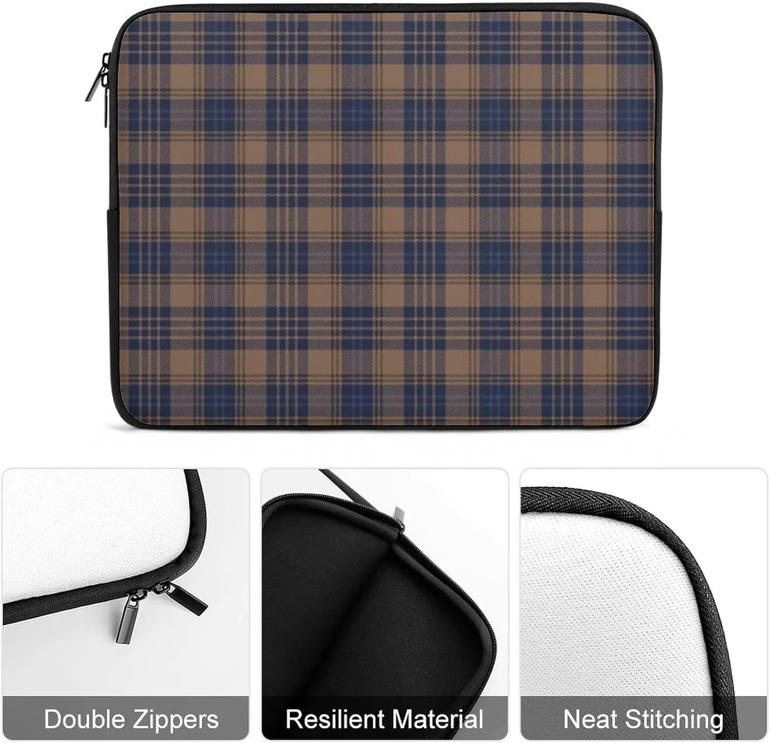 Checkered Black And White All Print Hands Free Withdrawal Laptop Bag Unisex