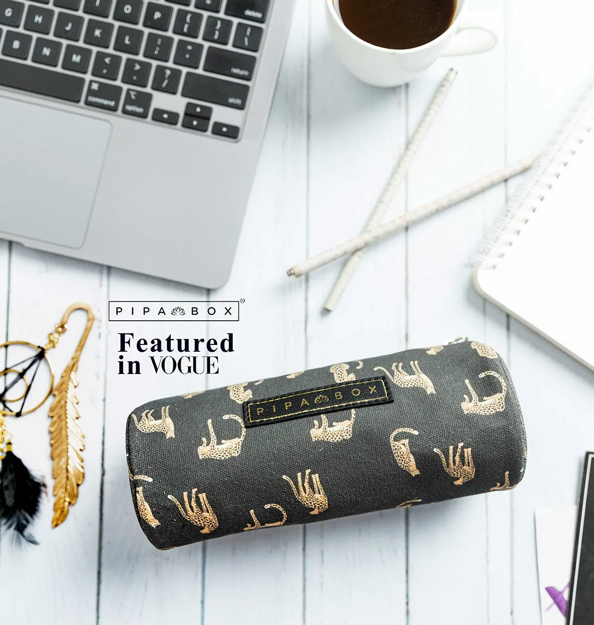 Cheetah Love-Canvas Pencil Case