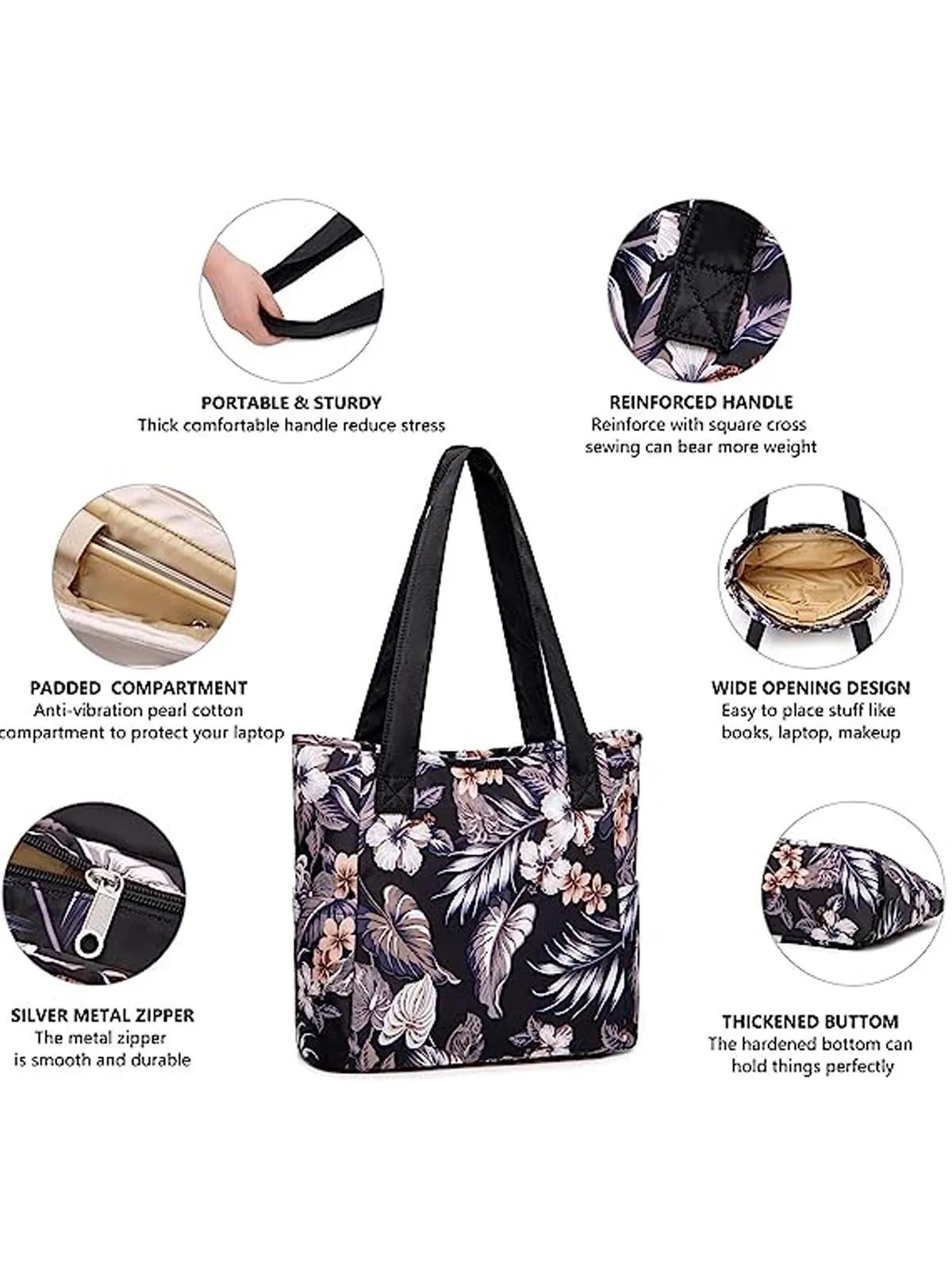 Chic & Versatile Women's Laptop Tote Bag: Perfect for Work, Gym, School, and Travel