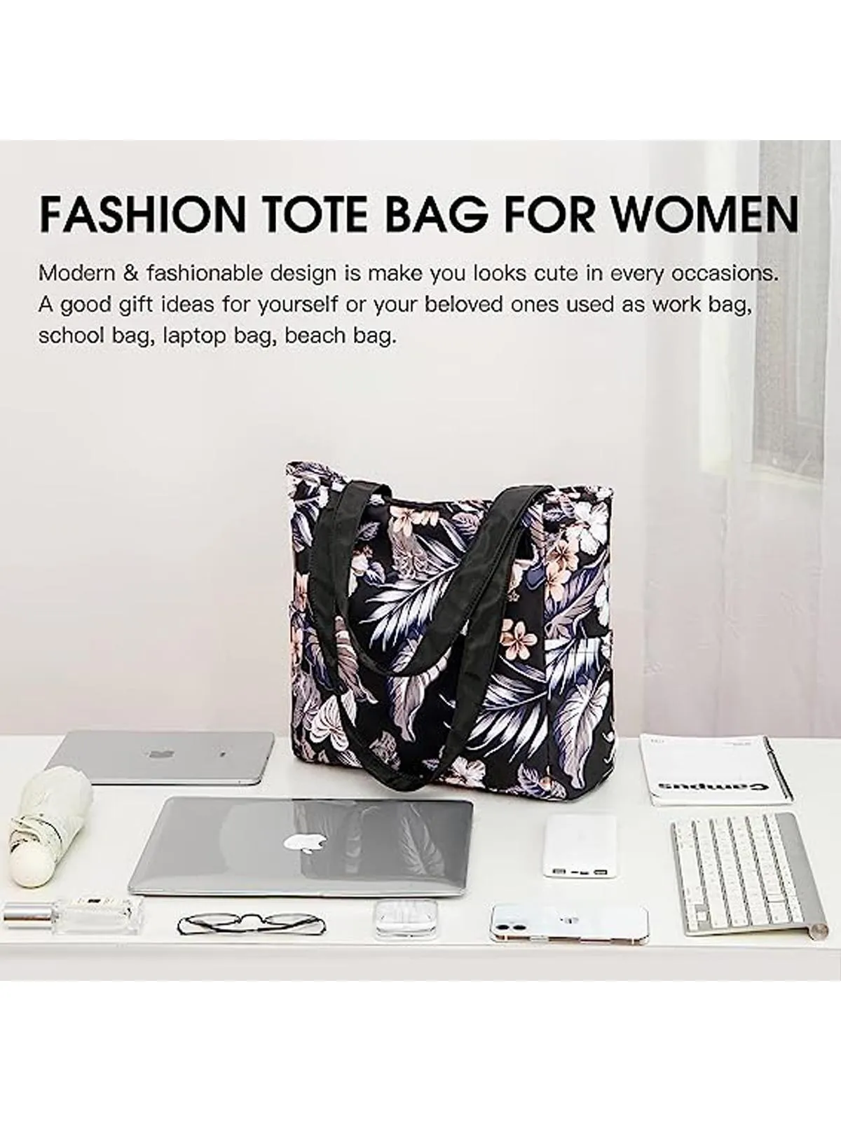 Chic & Versatile Women's Laptop Tote Bag: Perfect for Work, Gym, School, and Travel