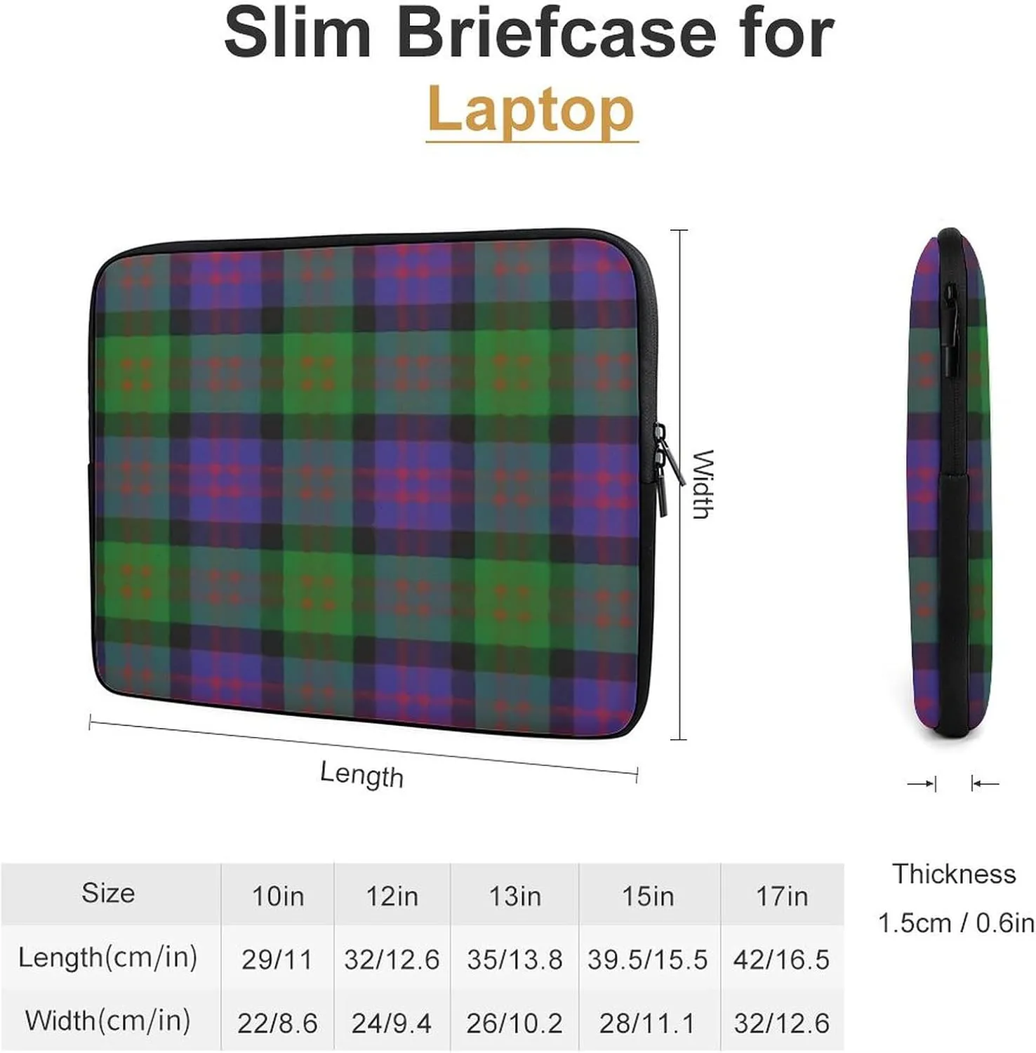Clan Rutherford Tartan All Print Hands Free Withdrawal Laptop Bag Unisex