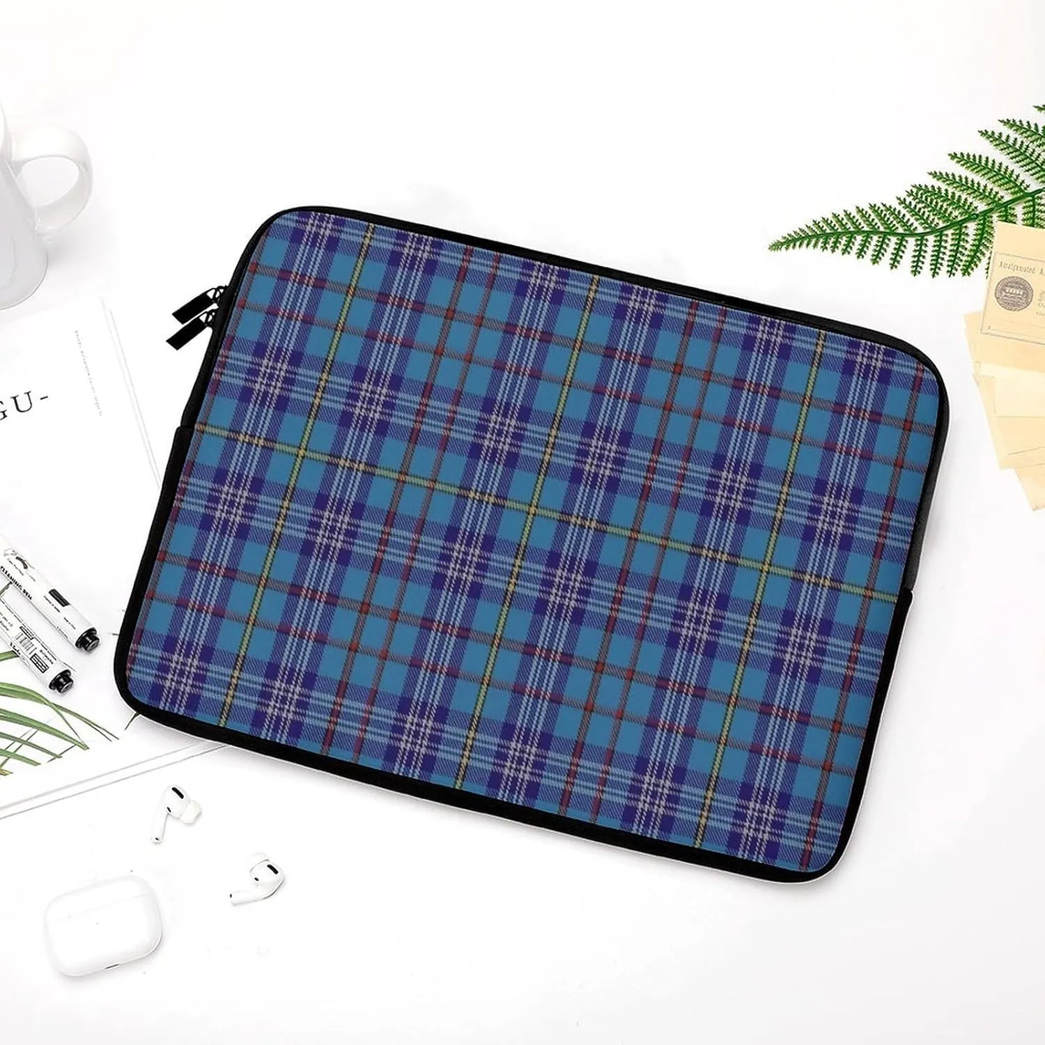 Clan Rutherford Tartan All Print Hands Free Withdrawal Laptop Bag Unisex