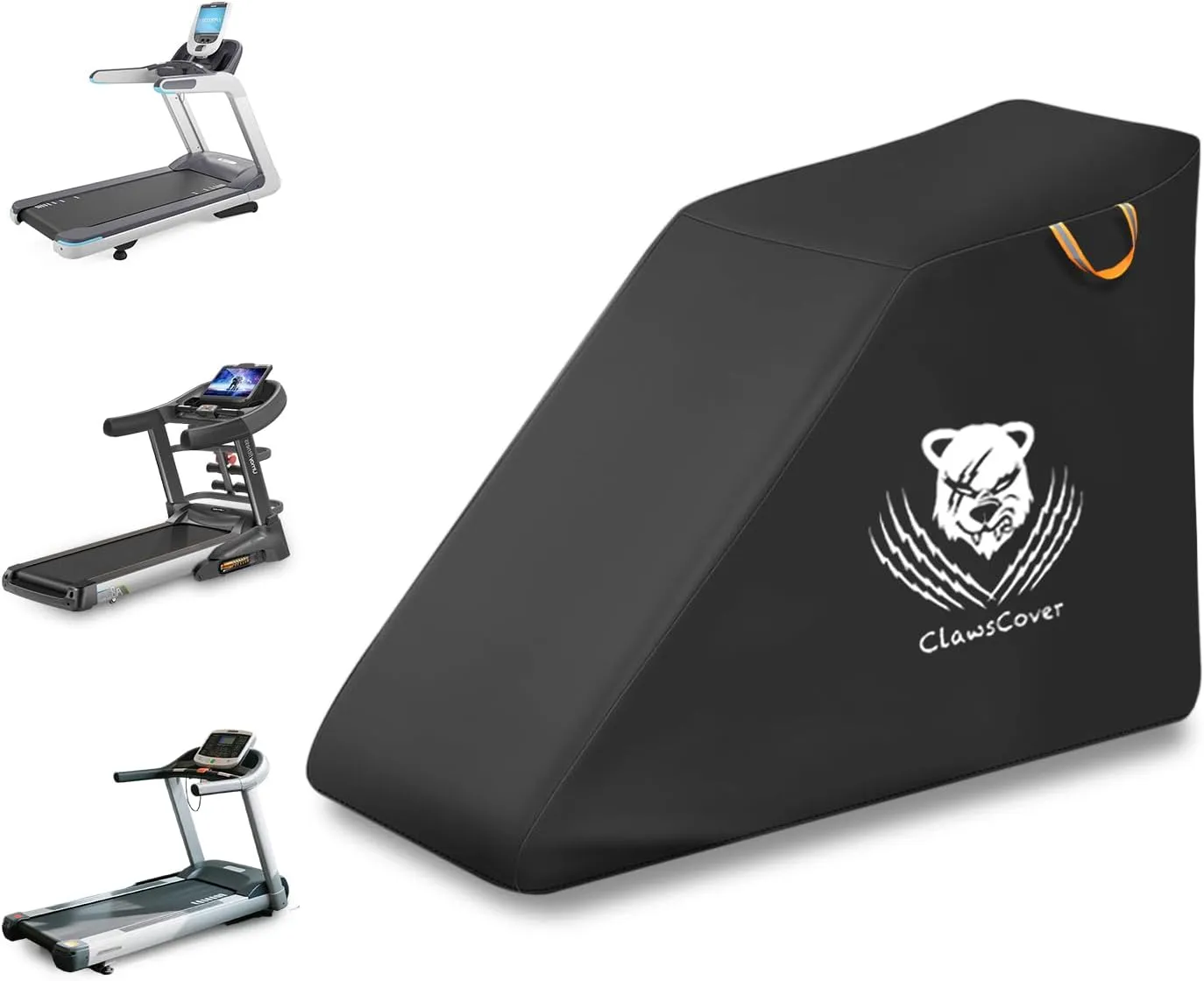 ClawsCover Treadmill Cover Waterproof Dustproof Running Machine Cover Exercise Workout Equipment Protective with Windproof Drawstring and Air Vents for Home Gym Indoor Outdoor