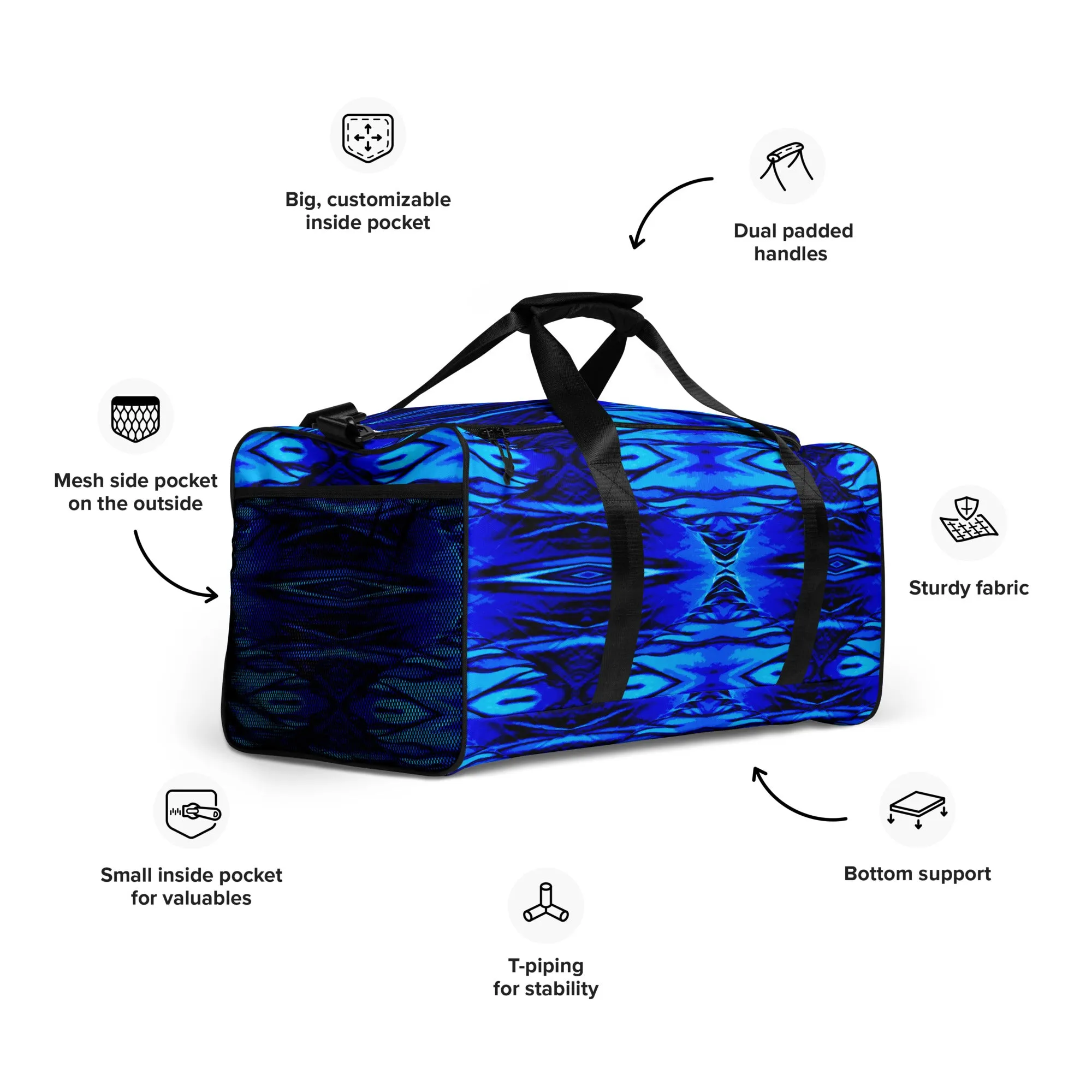 Cobalt Comfort Duffle Bag
