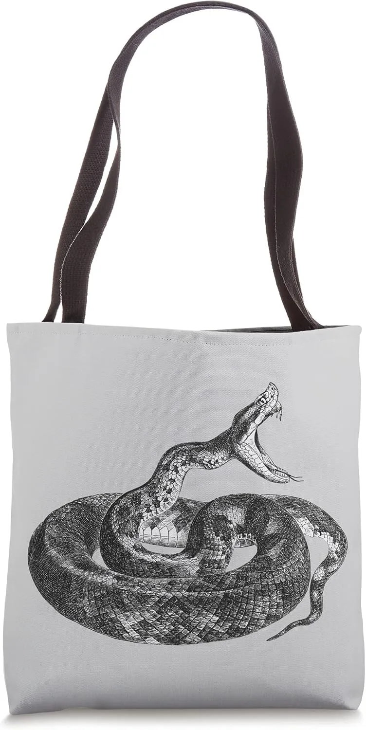 Cobra Snake Viper Striking Venom Halloween Trick or Treat Tote Bag