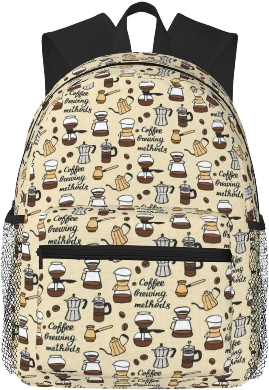 Coffee and Sweets Sugar print Lightweight duffel bag, travel hiking daypack, comfortable backpack, sports bag