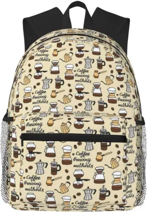 Coffee and Sweets Sugar print Lightweight duffel bag, travel hiking daypack, comfortable backpack, sports bag
