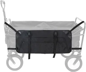 Collapsible Wagon Side Pocket for Umbrella,Stroller Wagon Cargo Side Bag,Oxford Storage Bag with Mesh Pouch for Folding Wagon,Large Capacity Cargo Storage Bag,Wagon Accessories Organizer