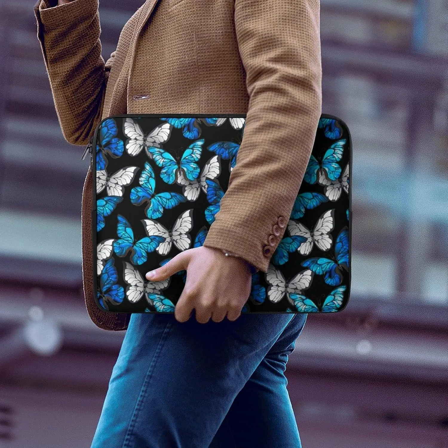 Colorful Print All Print Hands Free Withdrawal Laptop Bag Unisex