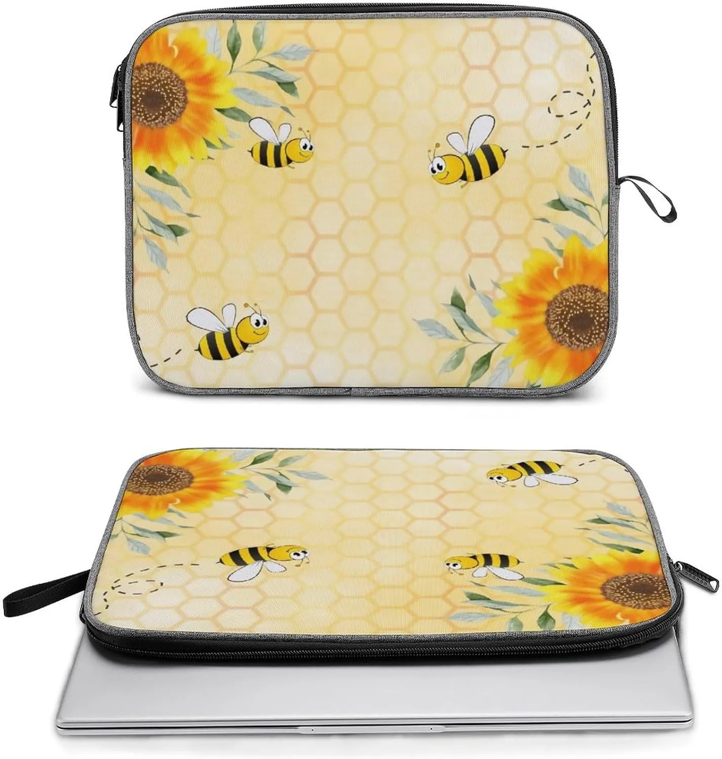 Colorful Print Large Capacity Portable Laptop Case Unisex