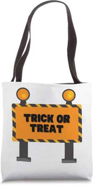 Construction Worker Trick or Treat Bag Tote Bag
