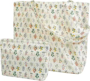 Corduroy Tote Bag for Women