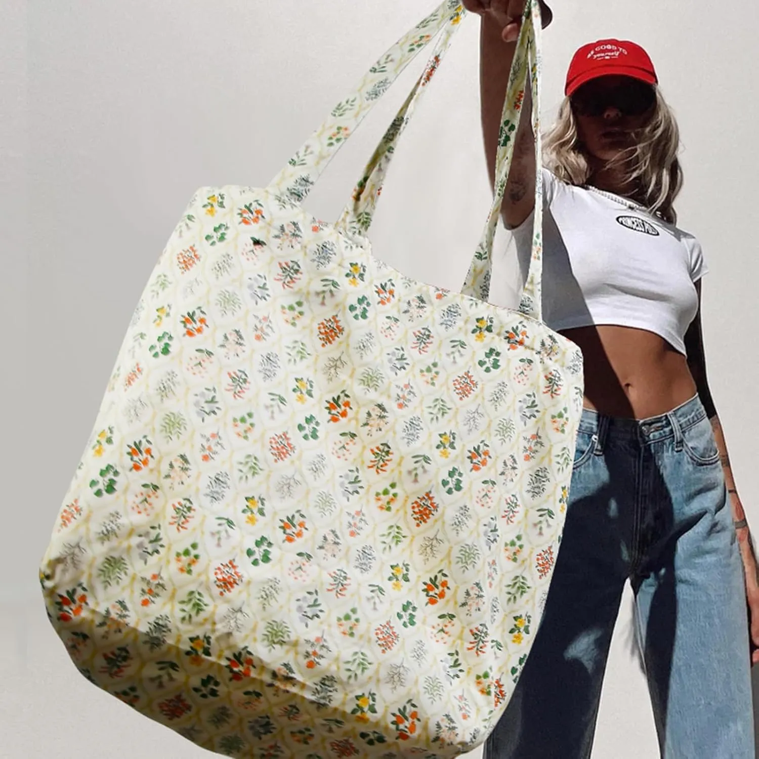 Corduroy Tote Bag for Women
