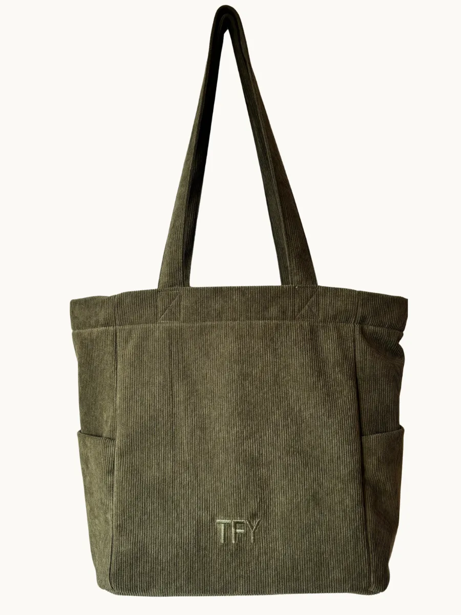 CORDUROY TOTE