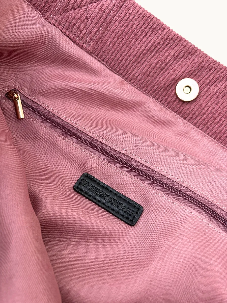 CORDUROY TOTE