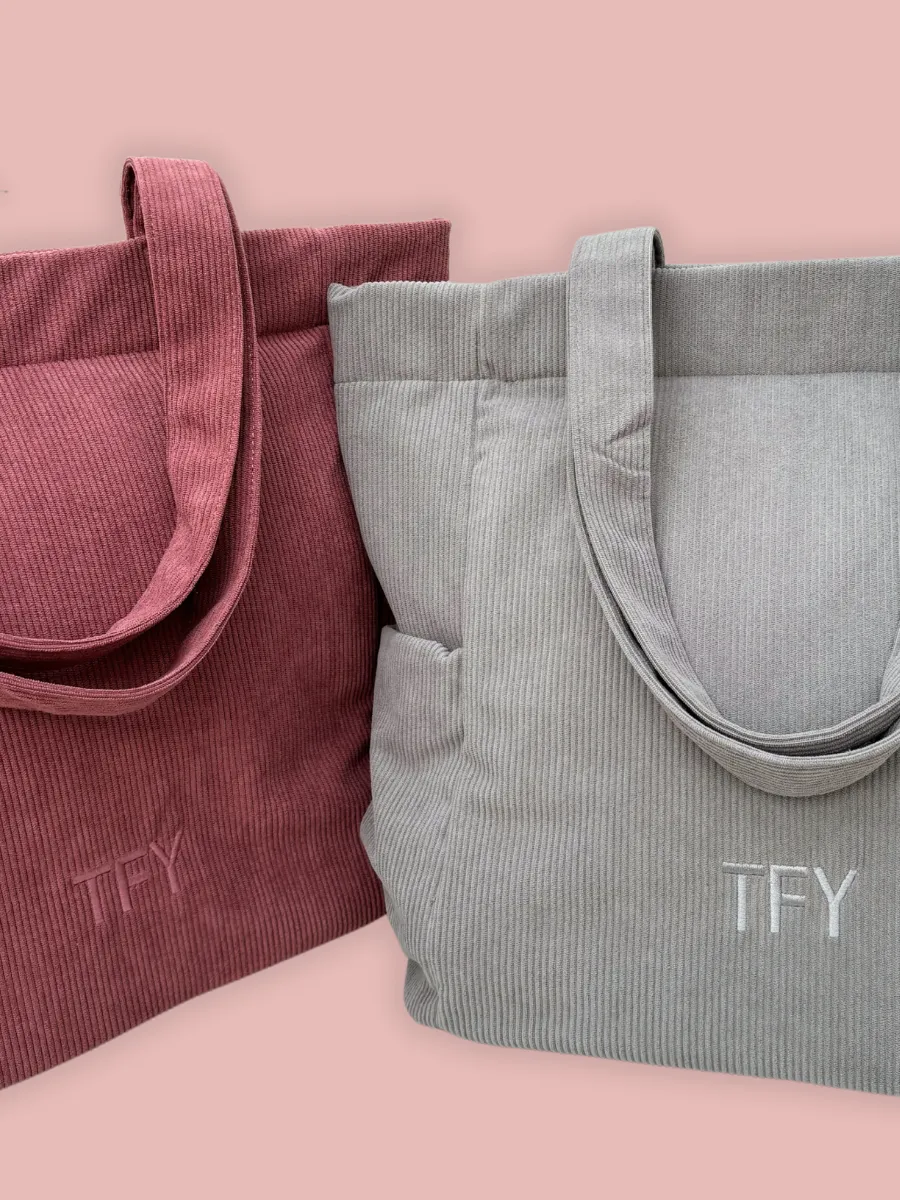 CORDUROY TOTE