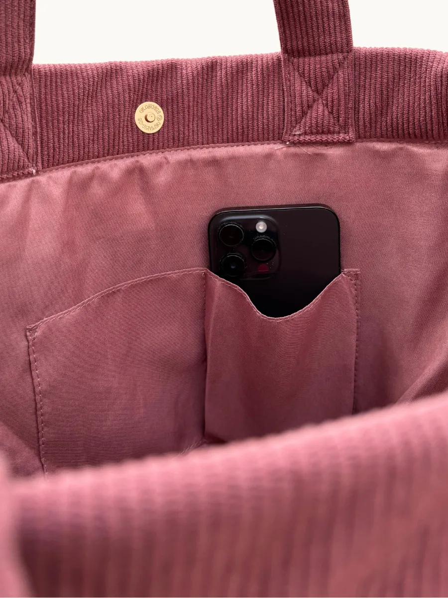 CORDUROY TOTE
