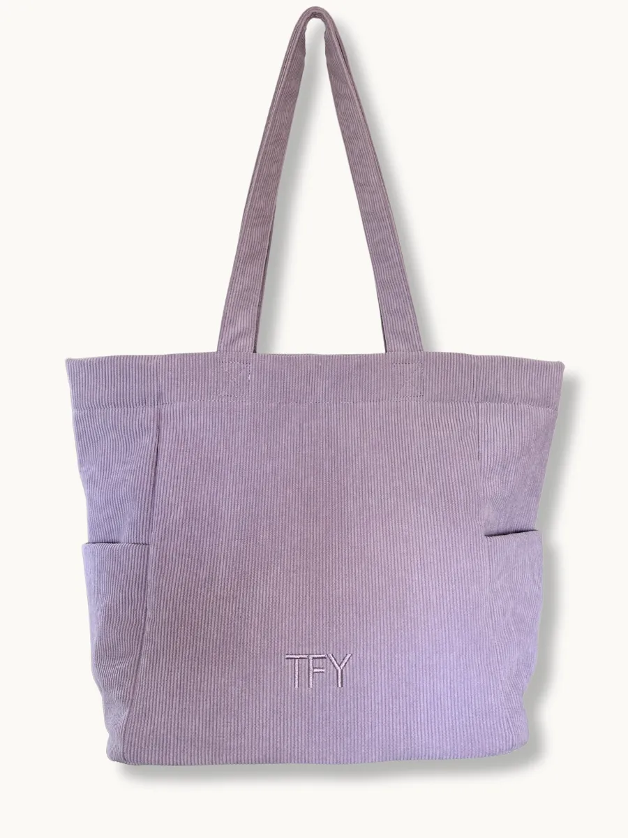 CORDUROY TOTE