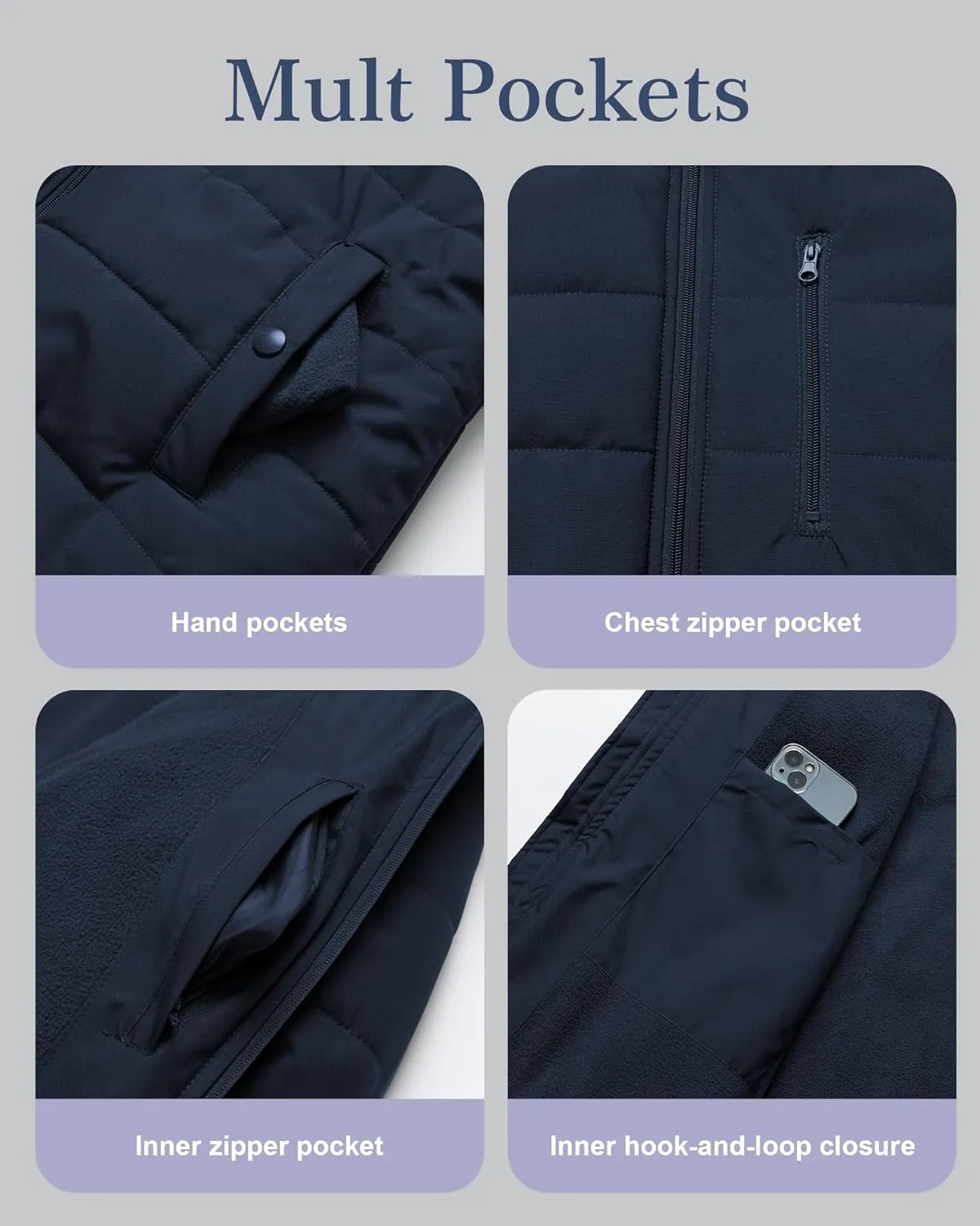 CREATMO US Women's Plus Size Winter Coats Long Puffer Jacket Fleece Lined Parka Removable Fur Hood Available in 1X To 5X