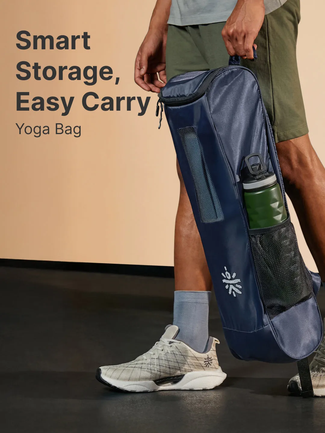 cult Yoga Bag Blue Multi Utility Pockets