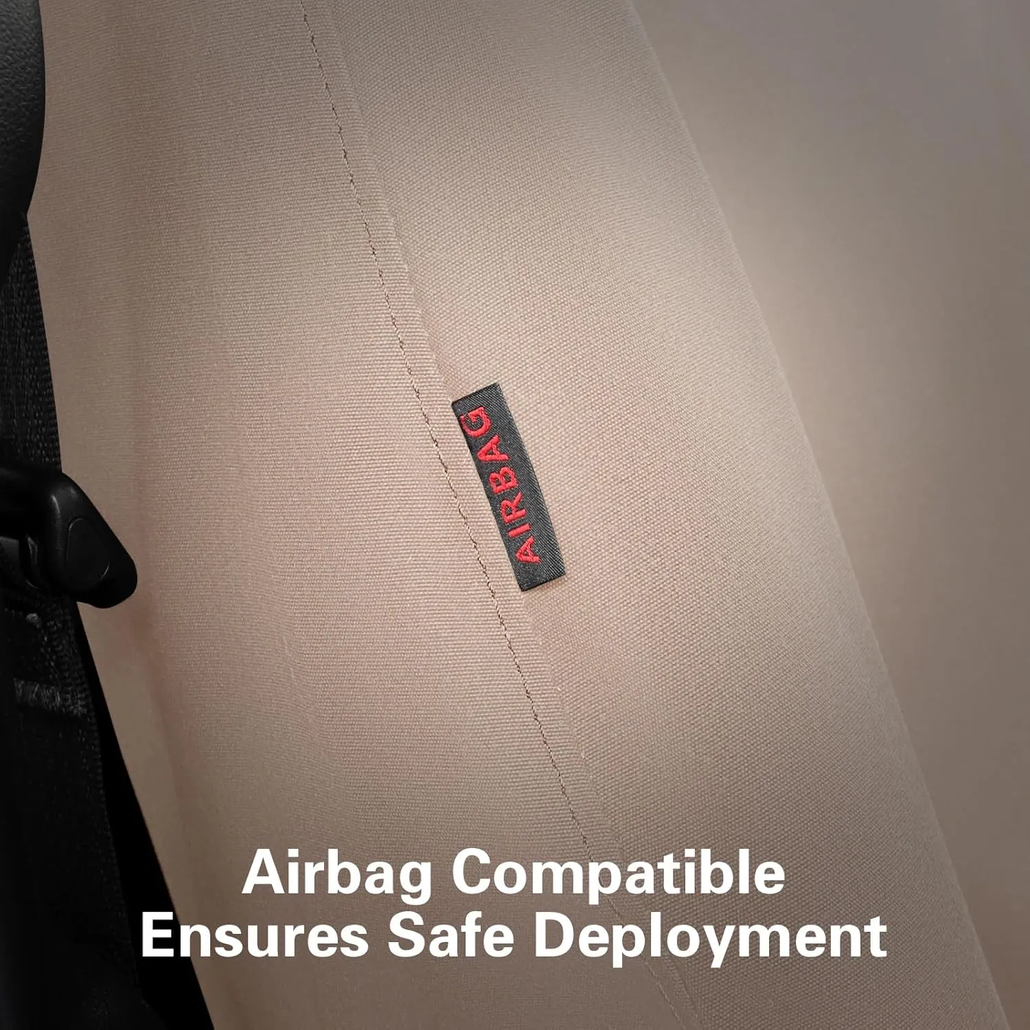 Custom Car Seat Covers for Chevy Silverado 1500/HD Double/Crew Cab/Limited CrewCab Precision Fit for 2019-2025 WT/LT/Custom/LTZ/RST – Off-Road Tough Waterproof Easy Install(Tan)