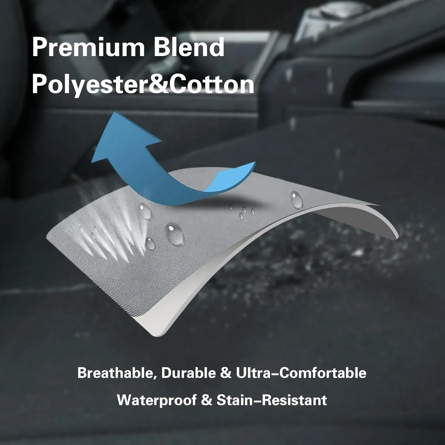 Custom Car Seat Covers for Chevy Silverado 1500/HD Double/Crew Cab/Limited CrewCab Precision Fit for 2019-2025 WT/LT/Custom/LTZ/RST – Off-Road Tough Waterproof Easy Install(Tan)