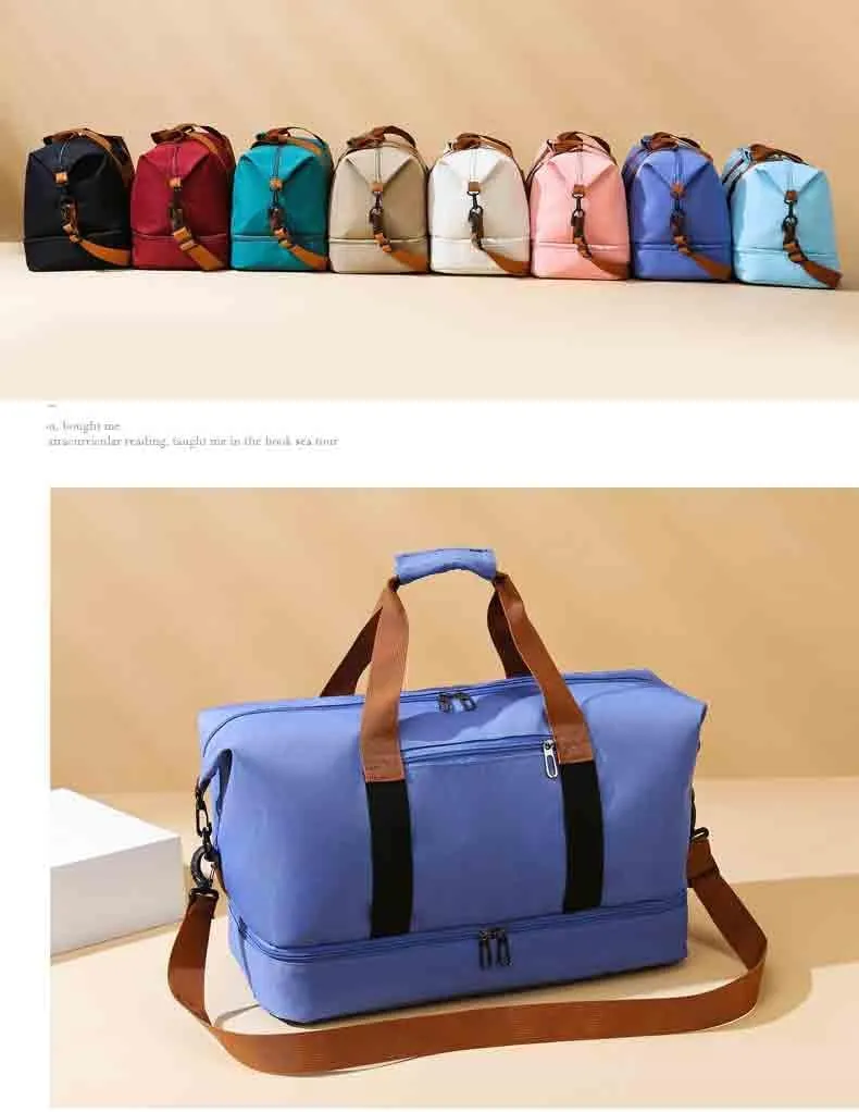 custom duffle gym bag for women travel deodorizer personalized gift print photo/TEXT/logo (Green)