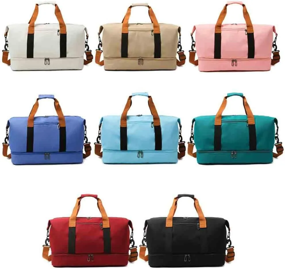 custom duffle gym bag for women travel deodorizer personalized gift print photo/TEXT/logo (Green)