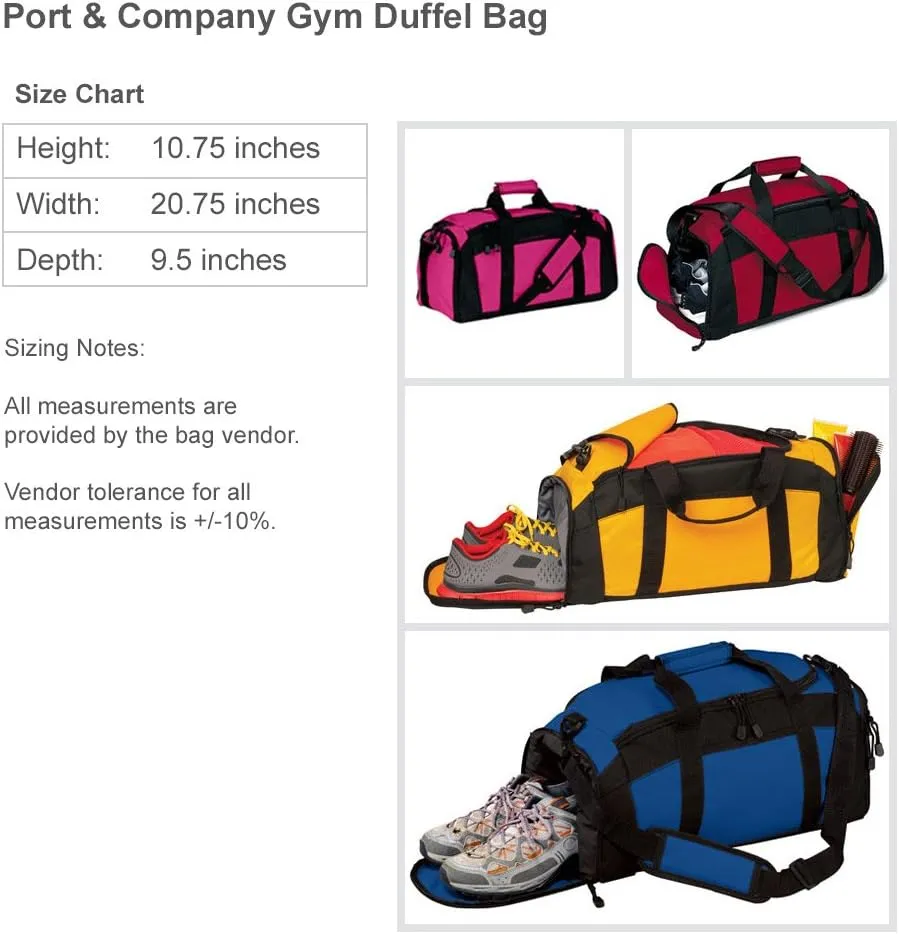 Custom Port & Company Gym Duffel Bag: Gym Duffel Bag