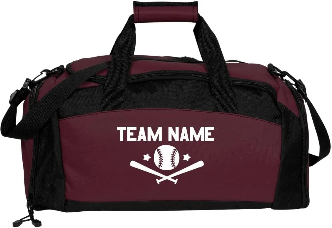 Custom Team Baseball Duffel: Gym Duffel Bag