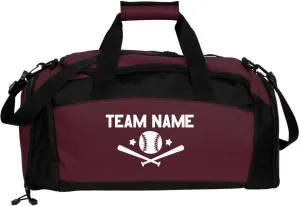 Custom Team Baseball Duffel: Gym Duffel Bag
