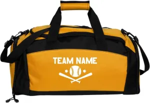 Custom Team Baseball Duffel: Gym Duffel Bag
